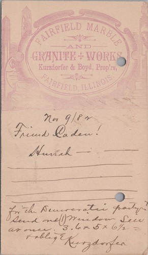 1882 fairfield marble granite - fairfield,